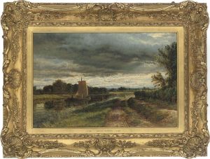 On The Trent, Near Colwick by Henry Thomas Dawson