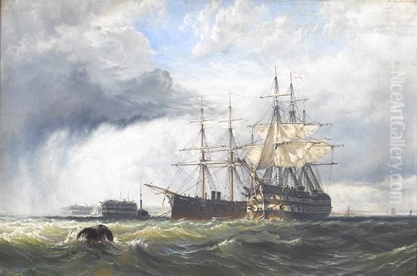 Sail And Steam In Spithead - view 1