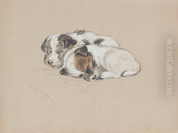 'jim & Mike As Puppies' - A Sketch Bookcontaining Fourteen Drawings - view 1