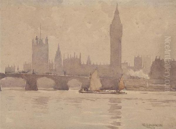 Westminster Bridge, London - view 1