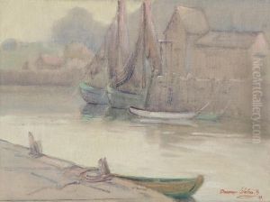 Harbor Scene by Dawson Dawson-Watson