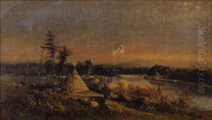 Indian Encampment by Forshaw Day