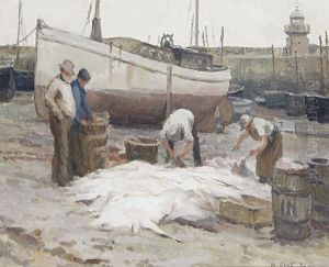 'rae Fish' - St Ives by William Cave Day