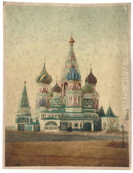 A View Of St.basil's Cathedral, Moscow - view 1