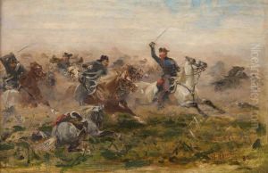 Choc De Cavalerie by Sebastiano De Albertis