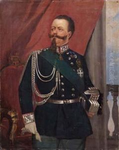 Ritratto Di Vittorio Emanuele Ii by Sebastiano De Albertis