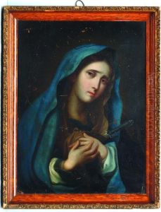 Virgen Dolorosa by Jose De Alzibar