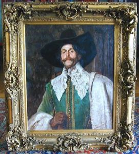 Cavalier In Green by Alexander De Andreis