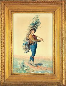 Il Portatore Di Fascine by Domenico De Angelis