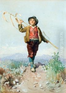 Paesaggio Con Giovane Pastorello