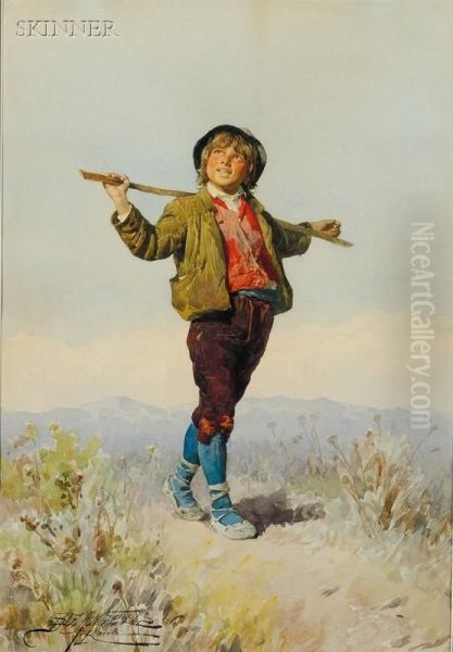 Boy In The Countryside - view 1