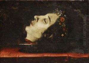 Cabeza Cortada De Santa Catalina by Josefa De Ayala