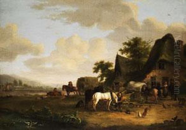 Pferde Bei Der Futterrast - view 1