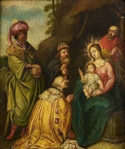 The Adoration Of The Magi by Cornelis de Baellieur