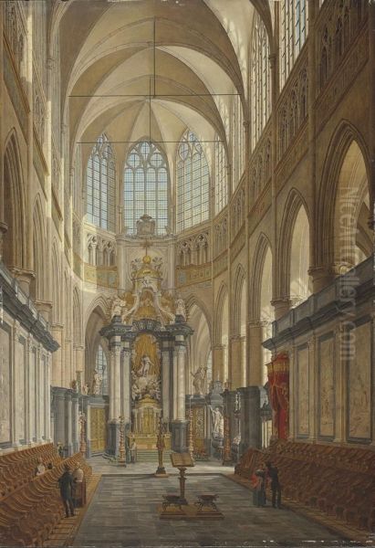 The Choir Of The Saint Bavo Cathedral, Ghent - view 1