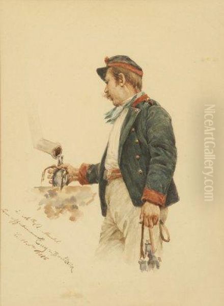 Soldat A La Fontaine - view 1