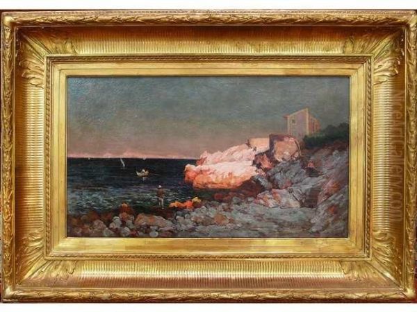 Pecheurs Sur La Corniche - view 1