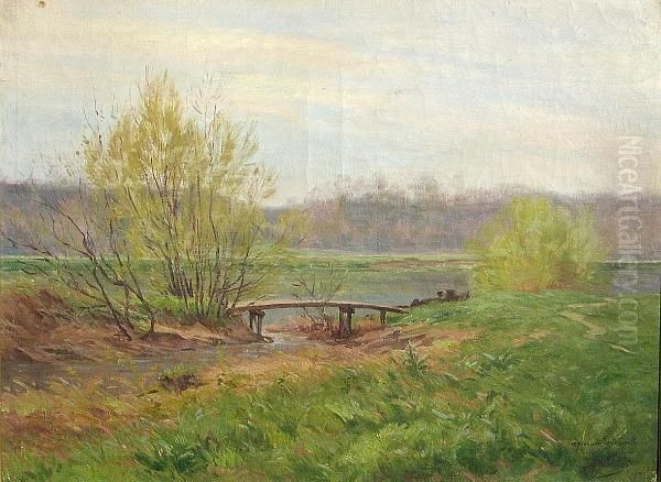 Le Pont De La Ravine, Auvers - view 1