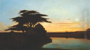 Sunset In The Orient by Anatole Henri de Beaulieu
