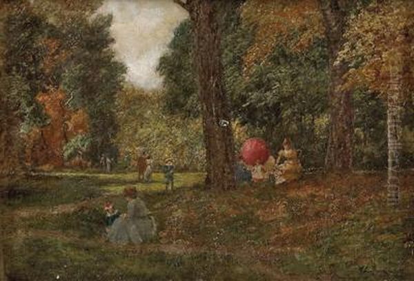 In Einem Park (bei Paris?) - view 1