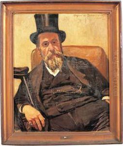 Portrait D'homme En Redingote by Hughes De Beaumont