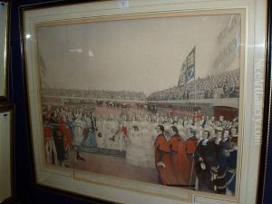 The Reception Of Her Majesty The Queen Victoria And His Royal Highness Prince Albert On The Victoria Pier, Sept 3, 1846