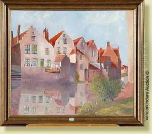 Vue De Gand by Gaston De Beer