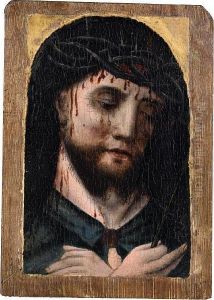 Christ As The Man Of Sorrows by Jan de Beer
