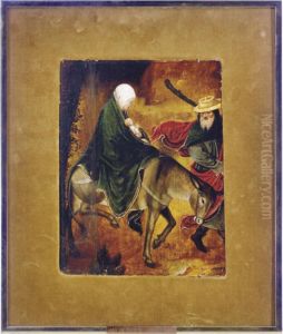 The Flight Into Egypt - A Fragment by Jan de Beer