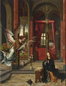 The Annunciation by Jan de Beer