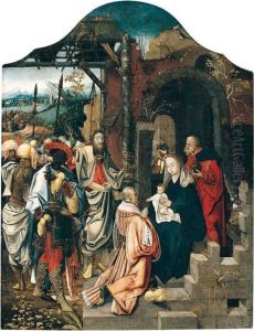 The Adoration Of The Magi by Jan de Beer