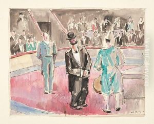 Clowns Au Cirque by Pierre De Belay