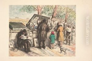 Bouquinistes Sur Les Quais