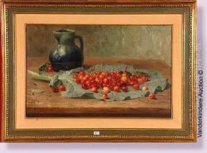 Nature Morte Aux Cerises by Jozef, Jef De Belder
