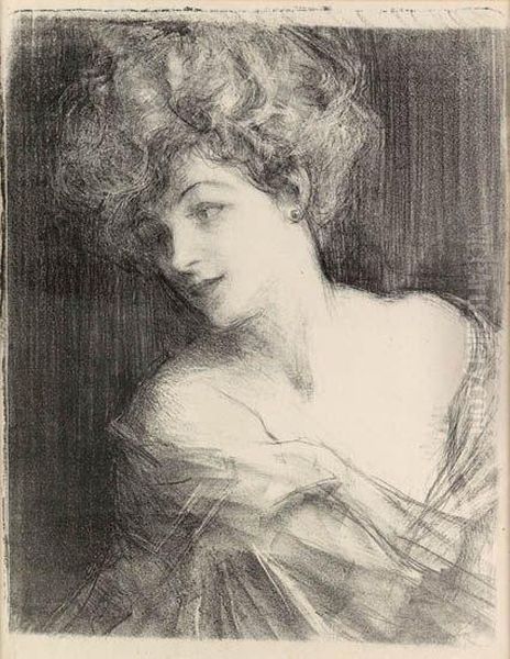 Tete De Femme Avec Boucle D'oreille - view 1