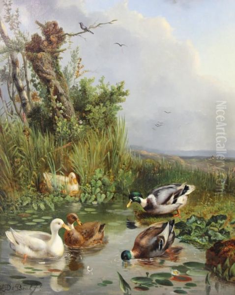 Ducks In A Landscape - view 1