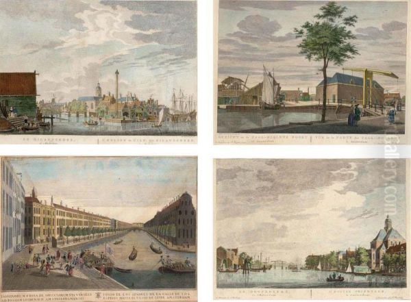 Nieuwe Atlas, Van De Voornaamste Gebouwen En Gezigten Der Stad Amsterdam, Met Derzelver Beknopte Beschryvingen' - view 1