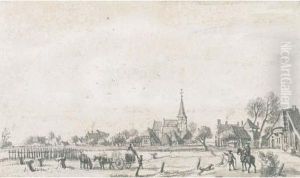 View Of Duiven, Near Cleves by Jan De Beyer