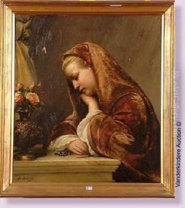 Jeune Fille En Priere