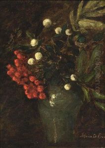A Flower Still Life by Marie De Bievre