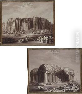 The Giant's Causeway, Ireland; And Fingal's Cave, Scotland by Antonio De Bittio