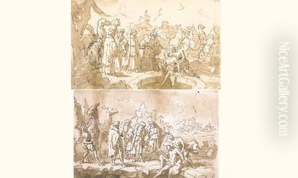 Joseph Retire De La Citerne Et Vendu Aux Caravaniers Ismaeliens - view 1