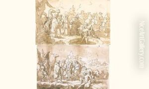 Joseph Retire De La Citerne Et Vendu Aux Caravaniers Ismaeliens by Antonio De Bittio