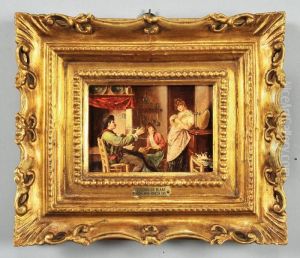 Il Corteggiamento by Eugene de Blaas