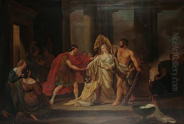 Alcesta Brought Back From The Tomb By Hercules And Restored To Her Husband Admetus - view 1
