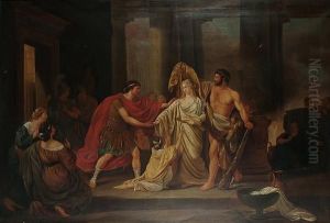 Alcesta Brought Back From The Tomb By Hercules And Restored To Her Husband Admetus