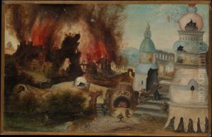 The Temptation Of Saint Anthony by Herri met de Bles