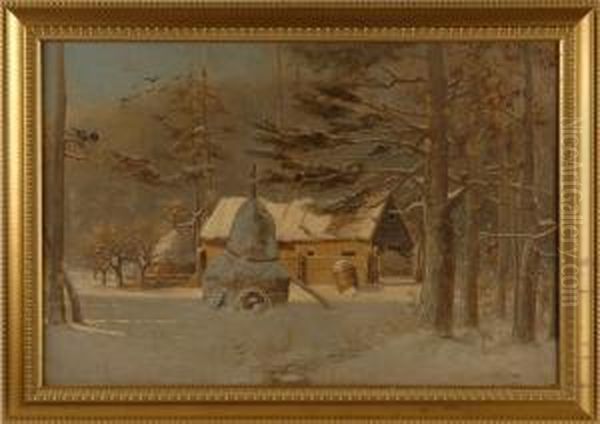 Barnyard In Winter - view 1