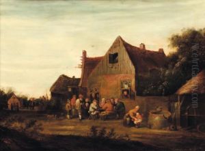Scene De Village by Pieter de Bloot