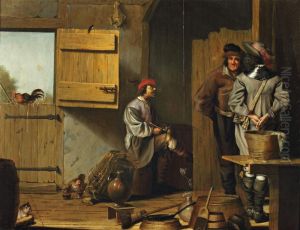 Scene De Taverne by Pieter de Bloot